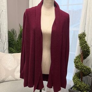 Cyrus Deep Red Women's Cardigan